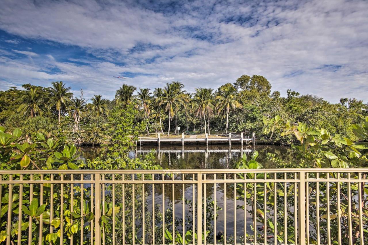Canal Side Retreat With Dock, By Hollywood Boardwalk Fort Lauderdale Exterior foto